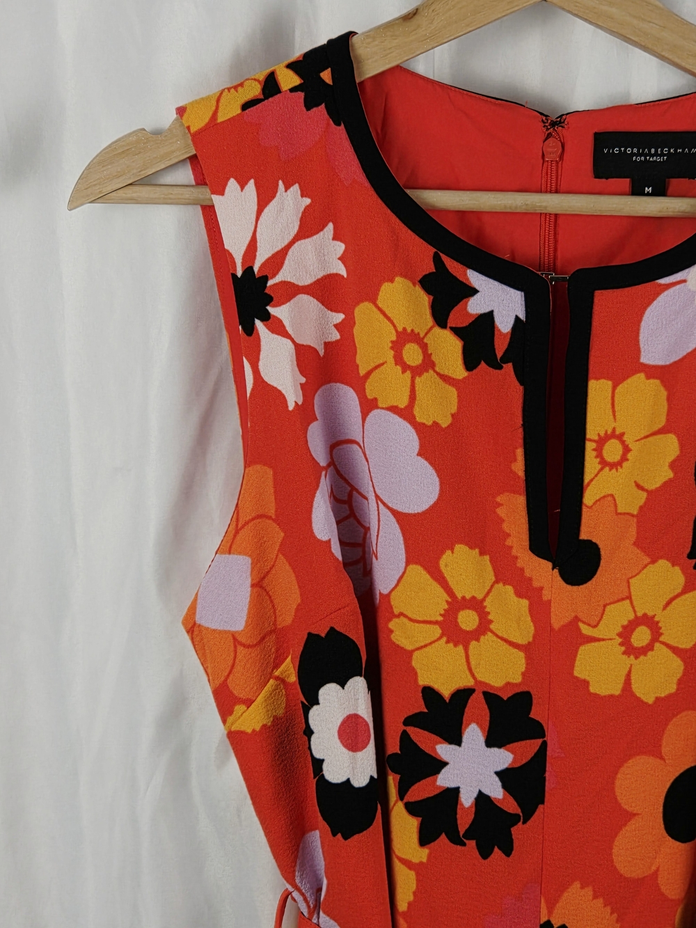 Victoria Beckham for Target Floral Sleeveless Romper Size Medium - Picture 10 of 16